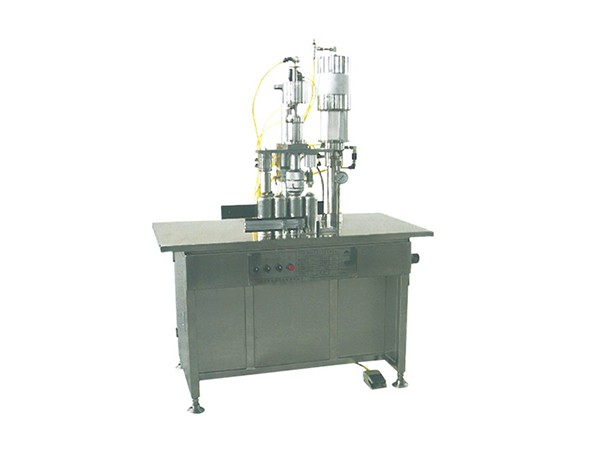 QGBS-500型三合一半自動氣霧劑灌裝機(jī)